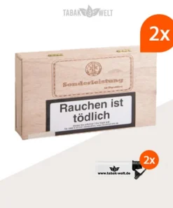 Sonderleistung Sumatra Zigarillos 2x Holzkiste 50er