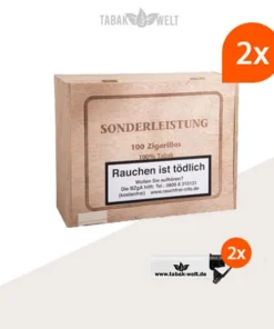 Sonderleistung Sumatra Zigarillos 2x Holzkiste 100er