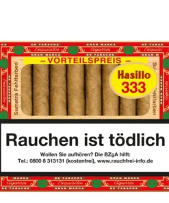 Hasillo Sumatra 333 Zigarillos, 50er