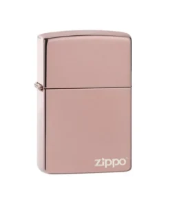 Zippo Feuerzeug – Rosé Gold mit Logo