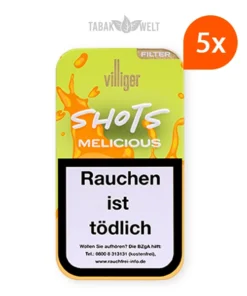 Stange Villiger Shots Melicious Zigarillos mit Filter