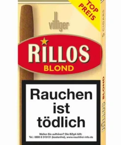 Rillos Blond Zigarillos, 5er