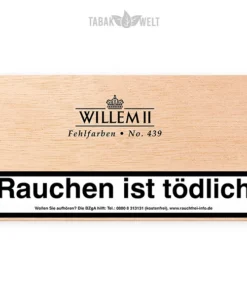 Willem II Fehlfarben Zigarillos No. 439 Sumatra Kiste