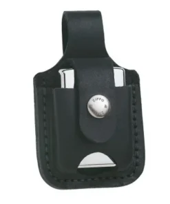 Zippo Ledertasche schwarz