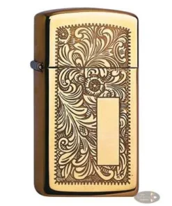 Zippo Slim Messing poliert Venetian