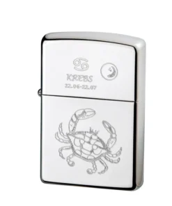 Zippo Chrom poliert Krebs