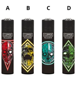 Clipper Large SKULLS 20