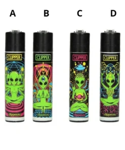Clipper Large TRIPPY ALIENS