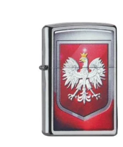 Zippo Chrom gebürstet Coat of Arms