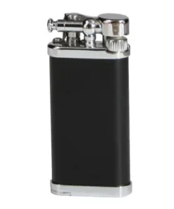 ITT Corona Pfeifenfeuerzeug Old Boy silber-matt schwarz