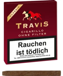 Travis Cigarillo Classic ohne Filter (Aromatic)