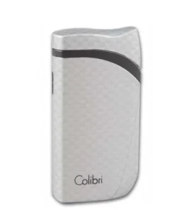 Colibri Cigarrenfeuerzeug Schrägflamme Falcon 2 Carbon silber