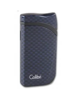 Colibri Cigarrenfeuerzeug Schrägflamme Falcon 2 Carbon blau