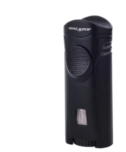 Silver Match Cigarrenfeuerzeug Jetflame schwarz