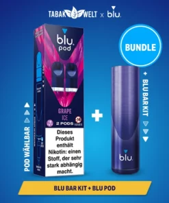 Blu Bar Starter Bundle E-Zigarette + 1 Pod-Pack