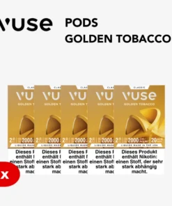 5x Vuse Pod Golden Tobacco