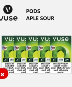 5x VUSE Pods Apple Sour/Green Apple