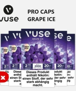 5 x Vuse Pod Grape Ice