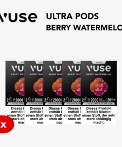 5x Vuse Ultra Pods Berry Watermelon 20mg