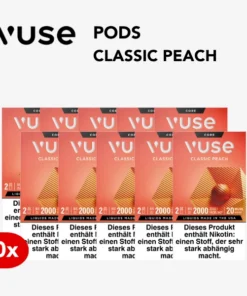 10x Vuse Pod Classic Peach