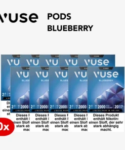 10x Vuse Pod Blueberry