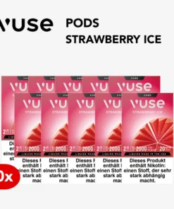 10x VUSE Pods Strawberry Ice