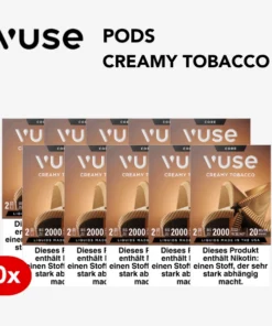10x VUSE Pods Creamy Tobacco