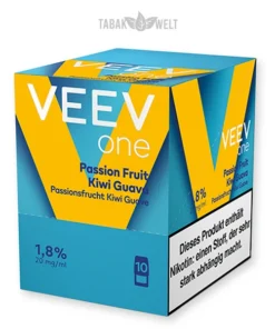 VEEV One Pods Passion Fruit Kiwi Guava – 5×2 Pods Multipack (10 Pods)