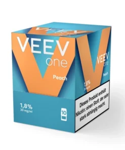 VEEV One Pods Peach – 5×2 Pods Multipack (10 Pods)