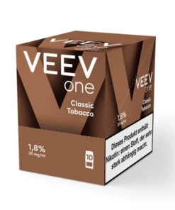 VEEV One Pods Classic Tobacco – 5×2 Pods Multipack (10 Pods)