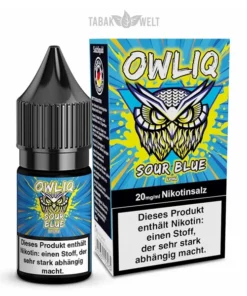 OWLIQ E-Liquid Sour Blue 10ml, 20mg/ml