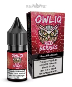 OWLIQ E-Liquid Red Berries 10ml, 10mg/ml