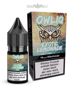 OWLIQ E-Liquid Exotic Lemonade 10ml, 10mg/ml