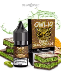 OWLIQ E-Liquid Dubai Schokolade 10ml, 10mg/ml