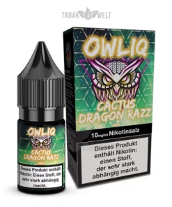 OWLIQ E-Liquid Cactus Dragon Razz 10ml, 10mg/ml