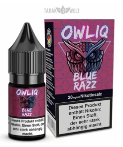 OWLIQ E-Liquid Blue Razz 10ml, 20mg/ml