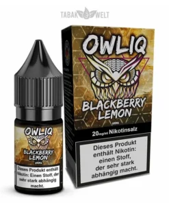 OWLIQ E-Liquid Blackberry Lemonade 10ml, 20mg/ml
