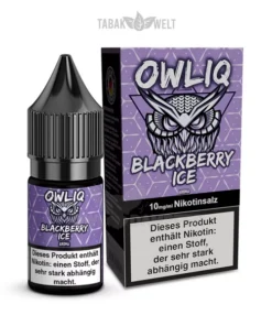 OWLIQ E-Liquid Blackberry Ice 10ml, 10mg/ml