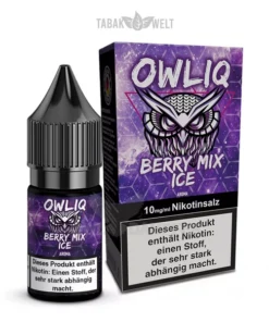 OWLIQ E-Liquid Berry Mix Ice 10ml, 10mg/ml