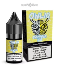 OWLIQ E-Liquid Banana Ice 10ml, 10mg/ml