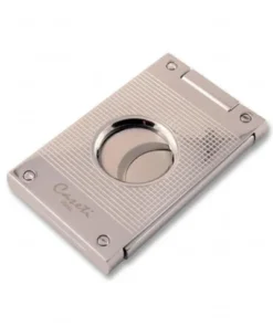 Zigarrencutter Caseti Chrom mit Gitter-Dekor – Ø 21mm
