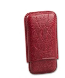 Zigarillo-Etui Wess Leder in burgund – 95x45x15mm, 5er