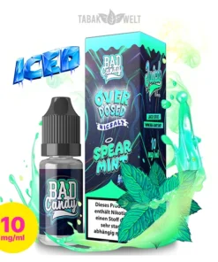 Bad Candy Overdosed E-Liquid Spear Mint 10ml, 10mg/ml
