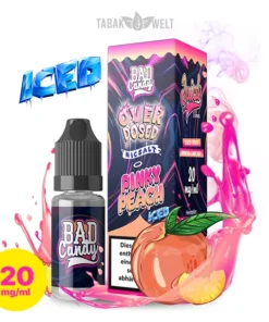 Bad Candy Overdosed E-Liquid Pinky Peach Iced 10ml, 20mg/ml
