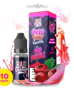 Bad Candy Overdosed E-Liquid Red Bubble 10ml, 10mg/ml