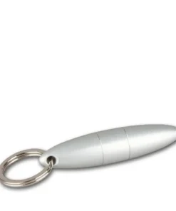 Zigarrenrundschneider Passatore Duo XL Alu Silber – Ø 9/12mm