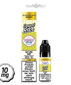 Dinner Lady Dessert Bar E-Liquid Key Lime Tart 10ml, 10mg/ml