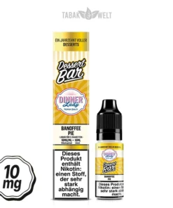 Dinner Lady Dessert Bar E-Liquid Banoffee Pie 10ml, 10mg/ml