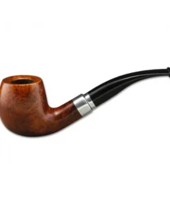 Pfeife Capitello Bent Modell 2 mit gebogenem Mundstück – braun