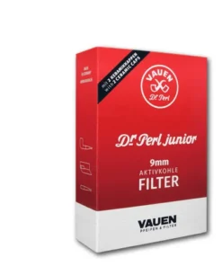 Pfeifenfilter Vauen Dr. Perl Aktivkohle – Jubig Ø 9mm, 100er